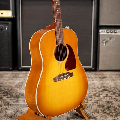Gibson J-45 Standard Acoustic/Electric Guitar - Heritage Cherry Sunburst with Hardshell Case image 15