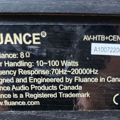 Fluance Fluance AVHTB center channel speaker 90s - Black image 6