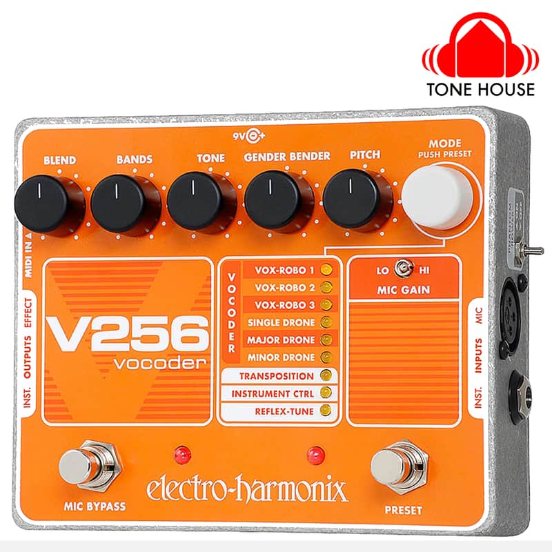 Electro-Harmonix V256 Vocoder Effect Pedal with Phantom-powered XLR Input - New image 1