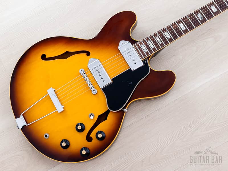 1968 Gibson ES-330 TD Long Neck Vintage Guitar Ice Tea Sunburst, Collector-Grade w/ Case image 1