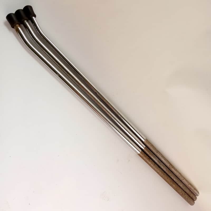 *Gretsch 3x 14,16"Floor Tom Drum Legs 20" Top-Knurling Chrome Vintage 60s RB USA image 1