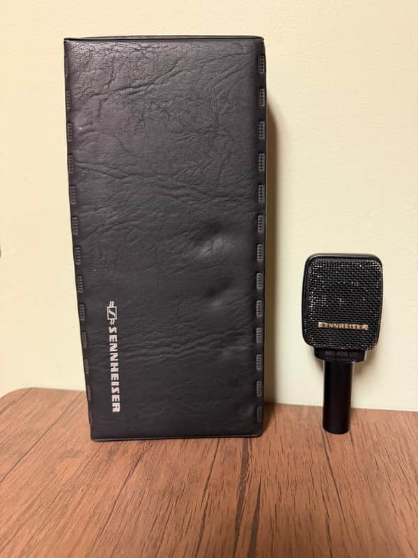 Sennheiser MD 409 U3 Mid 80’s - NEW FOAM/Clean Cap Black/Gold image 1