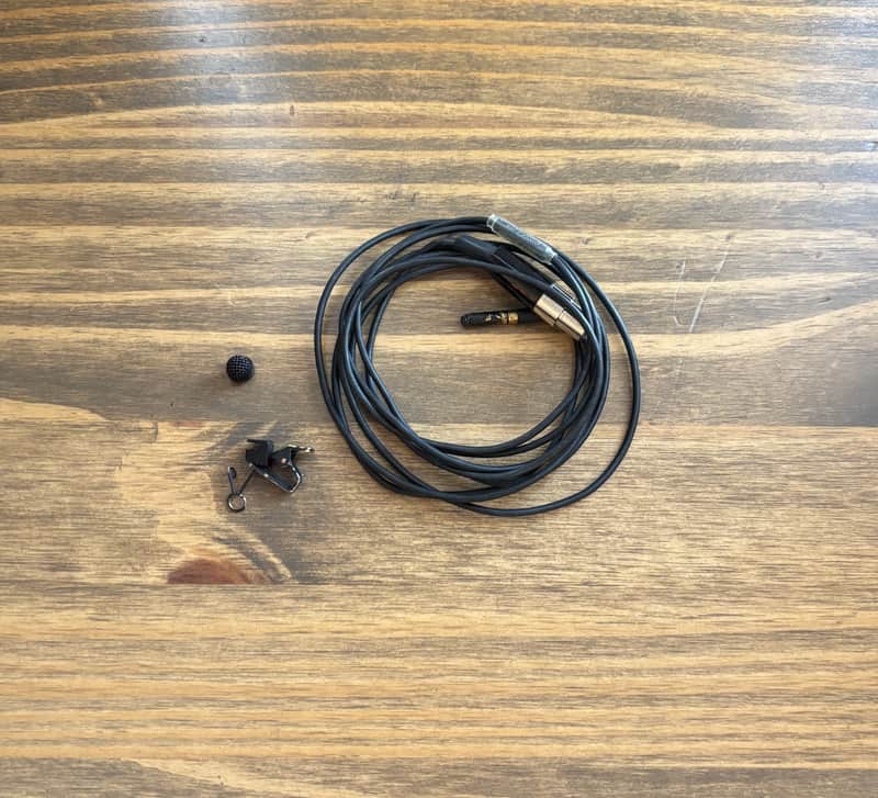 Sanken COS-11 Omnidirectional Lavalier Microphone with Clip and Windscreen image 1