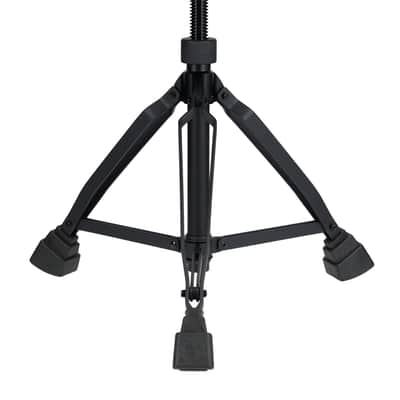 Rockville RDS51 All Black Double Braced Drum Throne 4" Padding, Lockable Height image 5