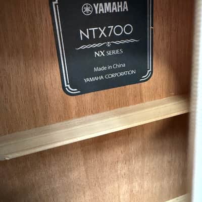 Used Yamaha NTX700 Solid Spruce Top Classical Acoustic-Electric Classical Guitar Natural image 14