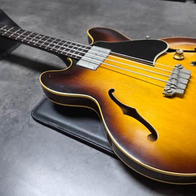 1964 Gibson EB-2 Sunburst EB2 American Vintage 60s 1960's Natural Aged Relic Kalamazoo USA Bass Guitar image 8