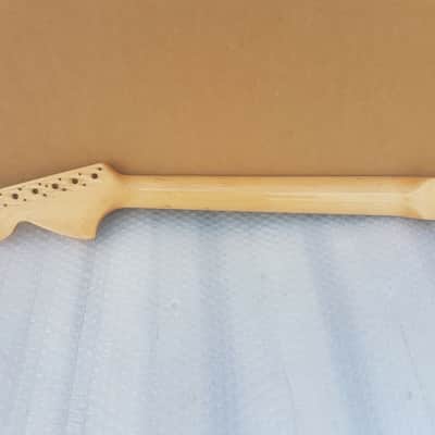 1965 FENDER MUSTANG NECK made in USA - RARE SLAB BOARD VERSION image 6