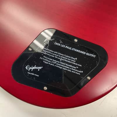 Epiphone 59 Les Paul Standard Outfit 2020 - Aged Dark Burst image 9