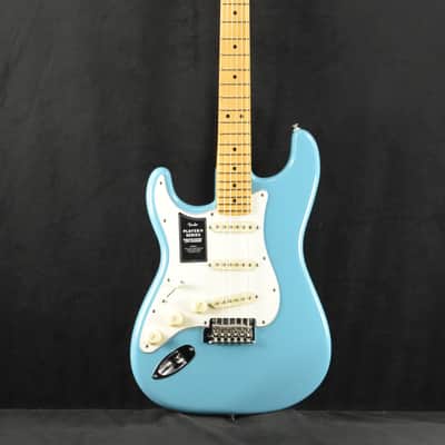 Fender Player II Stratocaster Left-Hand Aquatone Blue Maple Fingerboard image 2