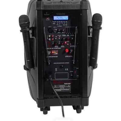 Rockville 12" Portable Karaoke Machine/System w/ (2) Wireless Microphones+LED's image 5