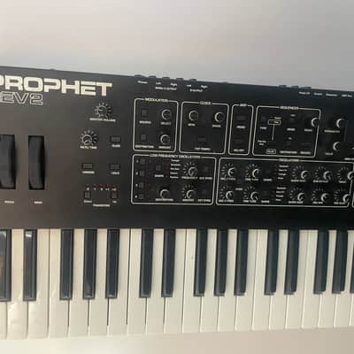 Sequential Prophet Rev2 61-Key 8-Voice Polyphonic Synthesizer 2018 - Present - Black with Wood Sides image 2