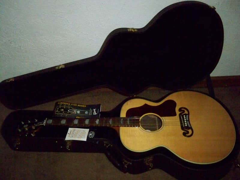 2019 Gibson SJ 200 Custom Shop Special Rosewood Back and Sides Acoustic Electric Bear Claw image 1