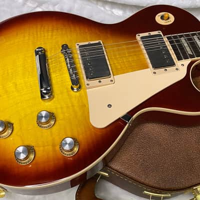 NEW! Gibson Les Paul 60's Standard Iced Tea - Authorized Dealer - Beautiful Curly Flame Maple Top - 9.35 lbs - G07289 image 5