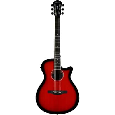 Ibanez Acoustic-Electric (Transparent Red Sunburst) AEG7TRH image 1