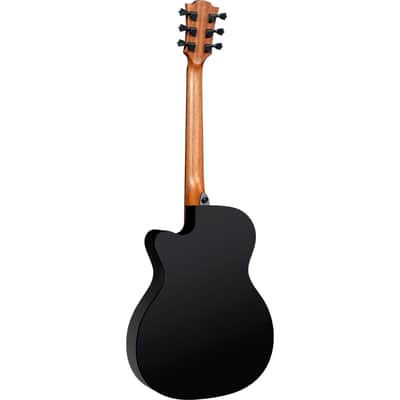 Lag Tramontane T118ASCE-BLK | Auditorium Slim-Body Cutaway Ac/El, Black with Full Warranty! image 4
