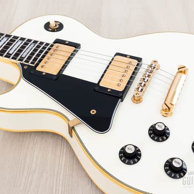 1990 Greco Mint Collection EGC-600LH Custom Left-Handed Alpine White, Japan Fujigen image 7