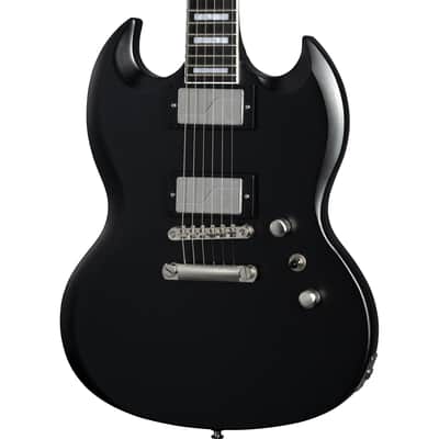 Epiphone SG Prophecy Electric Guitar - Aged Jet Black Metallic image 1
