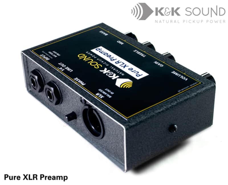 K&K Sound Pure XLR Preamp Acoustic Guitar Preamp image 1