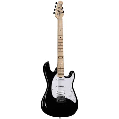 Immagine Sterling Intro Series Cutlass HSS Electric Guitar, Black - 2
