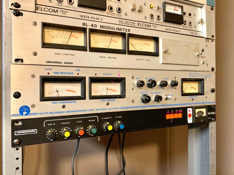 Pacific Recorders Multi-Limiter/ AM c 1970’s Silverface (Urei BL-40 modulimiter) original vintage compressor limiter universal audio 1176 la3a fet original vintage USA image 1