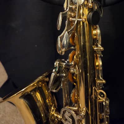 Selmer Aristocrat AS600 alto saxophone in good used condition. Includes mouthpiece and case. image 8