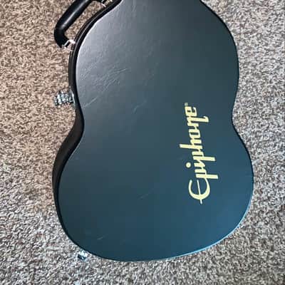 Epiphone SG pro flame top electric guitar ohsc image 13