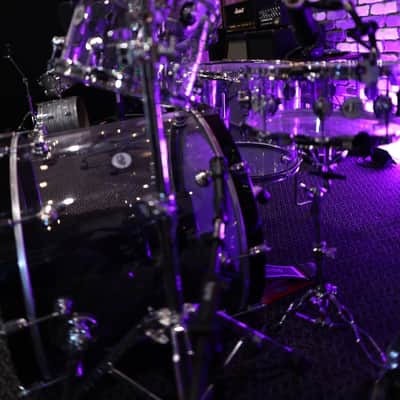 DW Design Series Acrylic 8x10/9x12/14x16/18x22/5.5x14" 5pc Shell Pack 2015 - Present - Clear Acrylic image 4