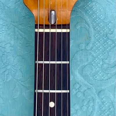 Fender Stratocaster 1975 - Olympic White to Creme HARDTAIL with rare rosewood fingerboard image 8