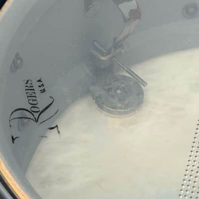 Rogers 5x14" Luxor Cleveland-Era Snare Drum - Blue Sparkle #13574 image 9