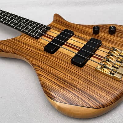 Pedulla ET4 Thunderbass Zebrawood w/ OHSC image 10