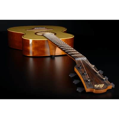 Lag T88A Tramontane 88 Auditorium Solid Spruce Top Khaya Neck 6-String Acoustic Guitar image 9