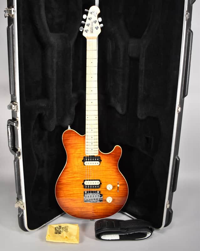 2008 Ernie Ball Music Man Axis Super Sport Sunburst w/ OHSC image 1