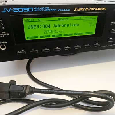 Roland ローランド JV-2080 シンセサイザーモジュール 64ボイス Roland JV-2080 64-Voice Synthesizer Module | Reverb