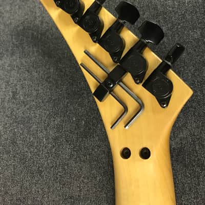 Vintage Kramer Beretta Black Electric Guitar  w/ Case and Whammy Bar image 12
