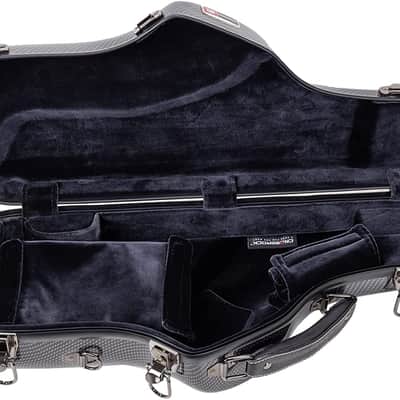Crossrock Composite Carbon Fiber Case fits Regular Alto Saxophone, Lightweight Beautiful Hard Case image 4