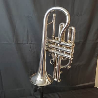Getzen 800S-LBWT Eterna Bb Cornet | Large Bore with 1st Valve Trigger - Silver Plated image 8