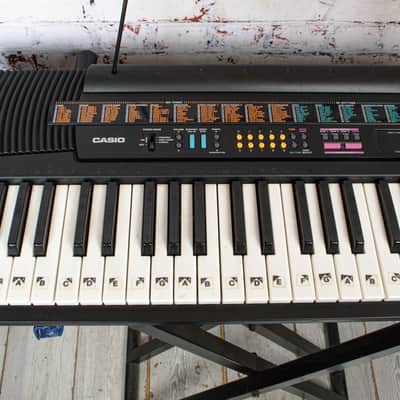 Casio 1996 CTK-520L 61-Key Digital Keyboard w/PSU & Sheet Music Stand VINTAGE image 2