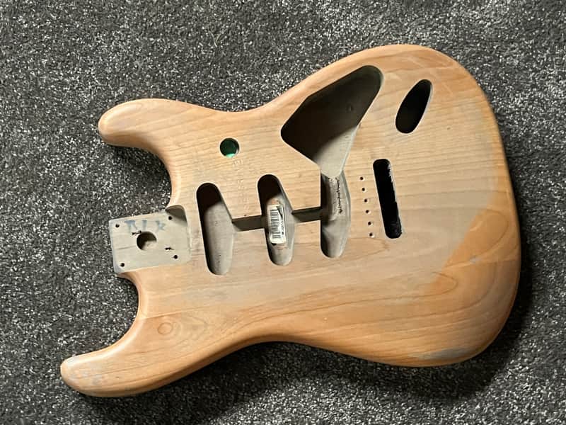 Fender MIM Stratocaster guitar body unfinished