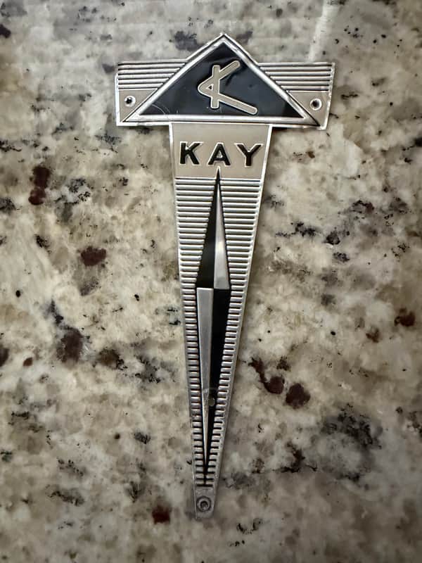Kay Headstock Logo Emblem Badge 60s image 1