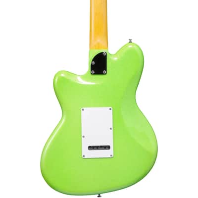 Ibanez Talman YY10-SGS Yvette Young Signature 6-String Solid Body Electric Guitar with Maple Fretboard, Right-Handed, Slime Green Sparkle image 5