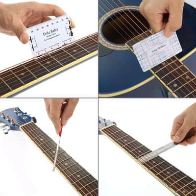 Guitar Repairing Tool Kit Wire Plier,String Organizer,Fingerboard Protector,Hex Wrenc image 7