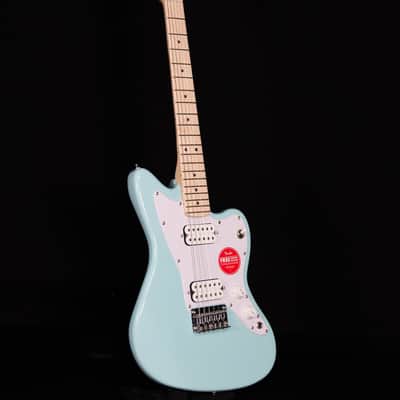 Squier Mini Jazzmaster HH, Maple FB, Daphne Blue image 8