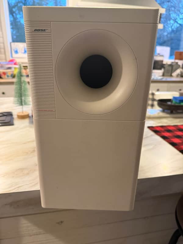 Bose Acoustimass 5 Series III speaker system 2000's white image 1