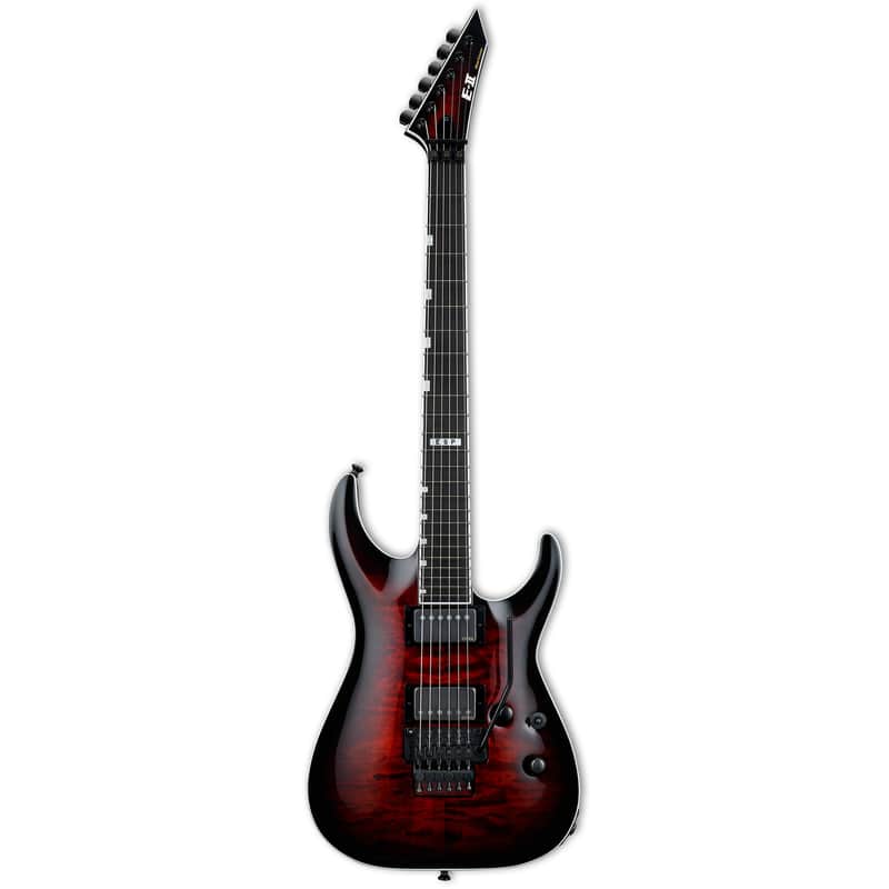 ESP E-II Horizon FR-II Electric Guitar - Ebony Fingerboard, See Thru Black Cherry Sunburst