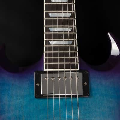2021 Gibson SG Modern LH Left Handed - BBF Blueberry Fade | USA "AA" Flame Top Ebony Fretboard 24 Frets BurstBucker Pro Pickups Push Pull Coil Split 3.19kg | CoA OHSC image 17