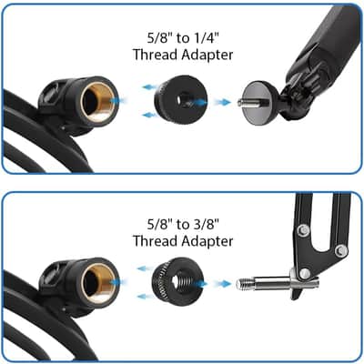 Wave Shock Mount, [Custom Built for Wave Mic] Anti-Vibration Suspension Shock Mount Holder Clip Compatible with Elgato Wave:1 and Wave:3 Microphones image 6