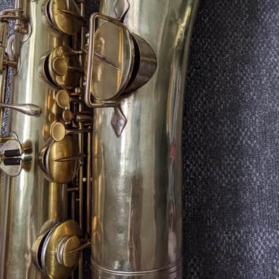 Buffet Crampon Cie Evette & Schaeffer 1927 - Vintage Lacquer Bari Sax Paris France Baritone Saxophone image 9