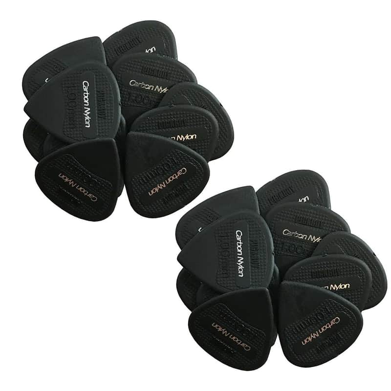 Pickboy Guitar Pick  20 Pack  Carbon  1.0mm  Heavy image 1