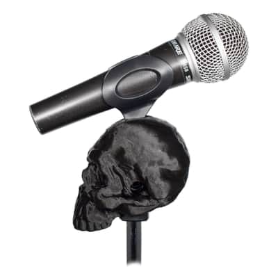 Simean Skull Mic Clip - Large - Black : Universal Microphone Clip Suitable for Most Vocal Mics image 7