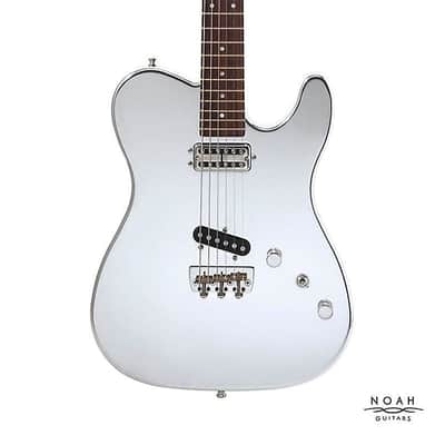 Noah NUA Guitar 2020 Chrome Handmade in Italy. TV Jones Pickups, New (Authorized Dealer) image 4